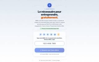Page d'accueil du site attirail-numerique.fr : boîte à outils SaaS pour entrepreneurs (SIREN, devis, factures Factur-X, flyers, conformité) à 9,99 € par mois.