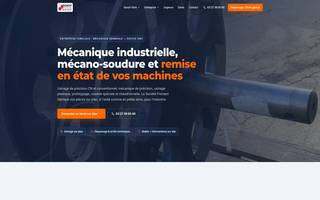 Page d'accueil du site froment-usinage.fr : usinage de précision, mécano-soudure et remise en état de machines à Jeumont (Nord), entreprise familiale depuis 1987.