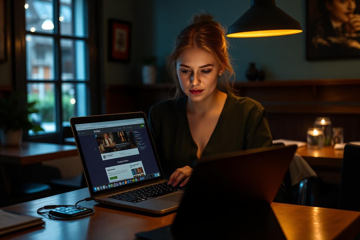 Commerçant de Avesnes-sur-Helpe consultant le site internet réalisé par Sambre Web, agence web locale en Sambre Avesnois.